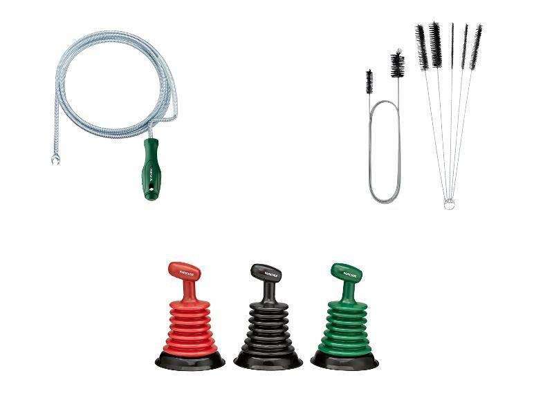 Déboucheur de canalisation ou Brosses de nettoyage ou Mini ventouses