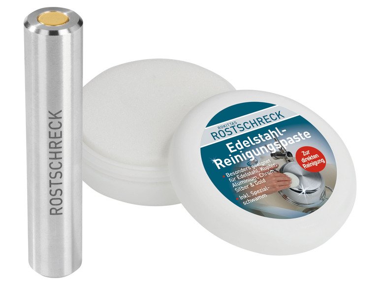 Pâte de nettoyage pour acier inoxydable