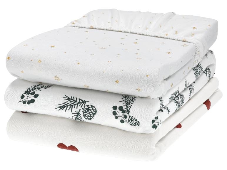 Drap-housse en jersey imprimé, 140-160 x 200 cm