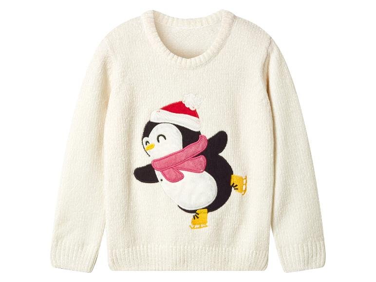 Pull chenille petite fille