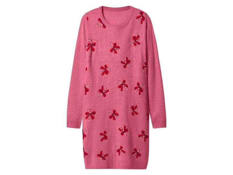 Robe de Noël en maille fine femme