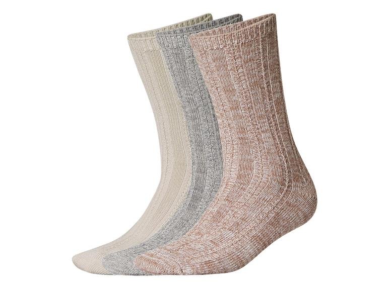 Lot de 3 paires de chaussettes thermiques femme