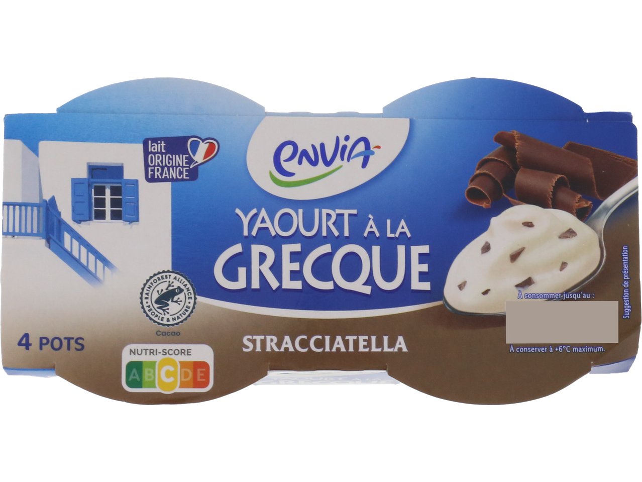 Yaourt à la grecque stracciatella