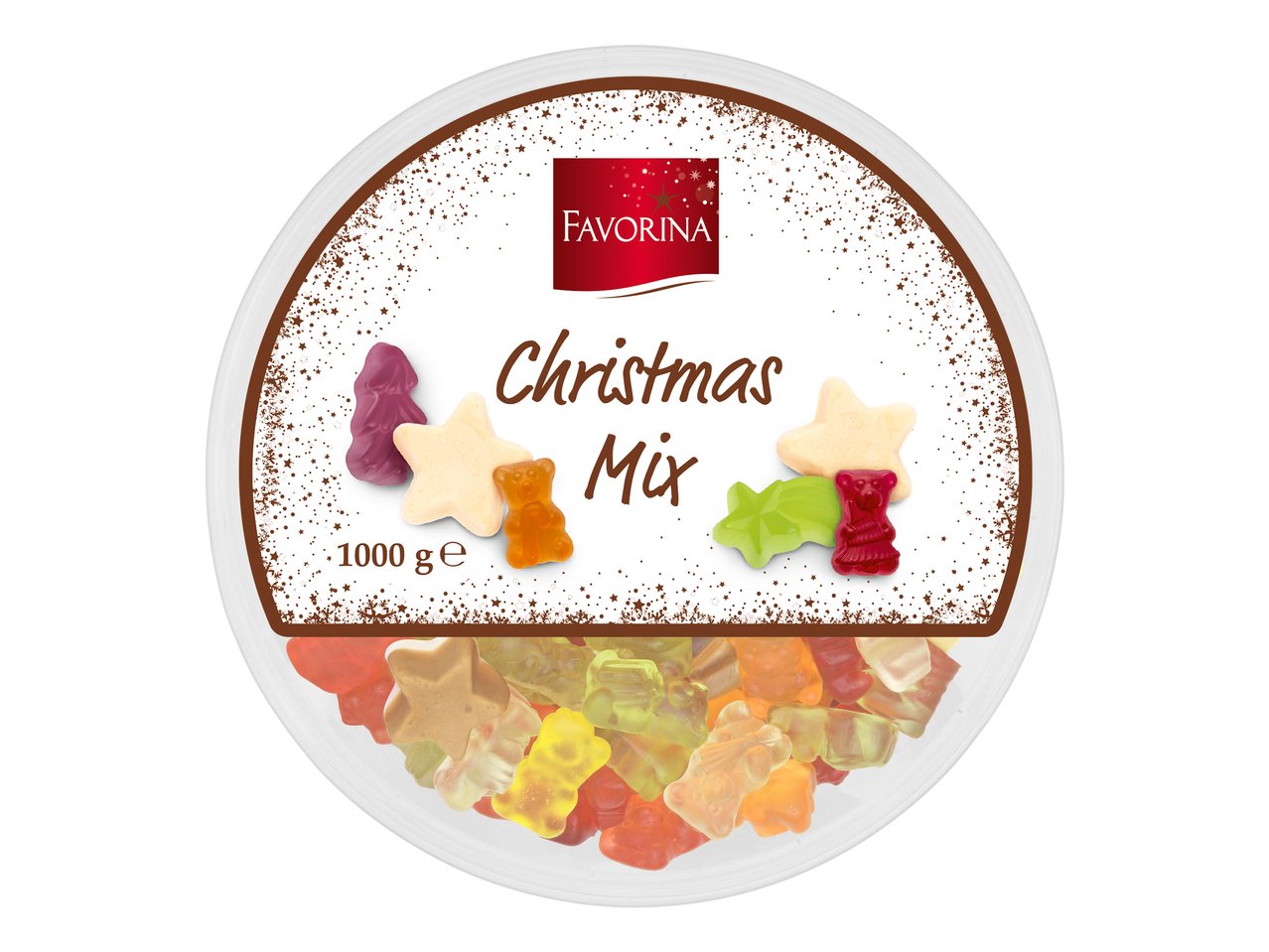 Boîte de bonbons de Noël
