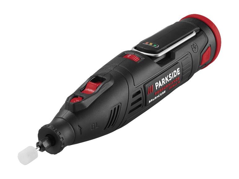 Set ponceuse-meuleuse de précision sans fil PPFBSA 12 B2 + batterie + chargeur, 12 V