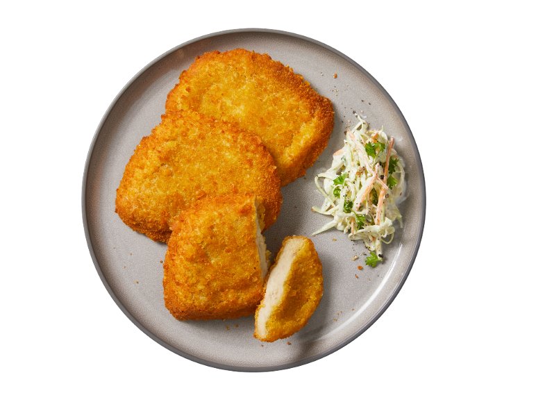Mini escalopes de poulet panées