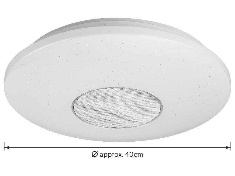 Plafonnier à LED avec haut-parleur Bluetooth®