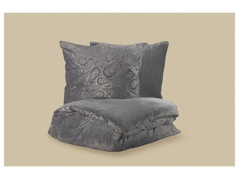 Parure de lit double face en peluche, 260 x 240 cm