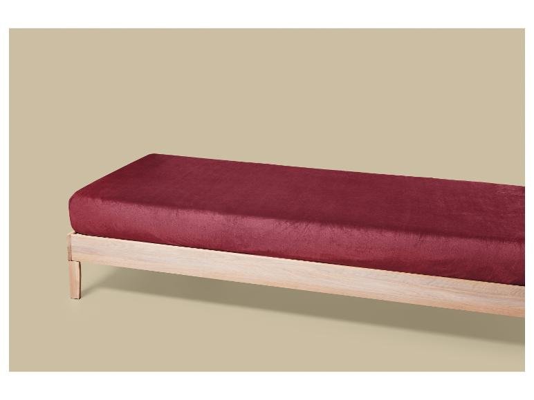 Drap-housse en peluche, 90-100 x 200 cm