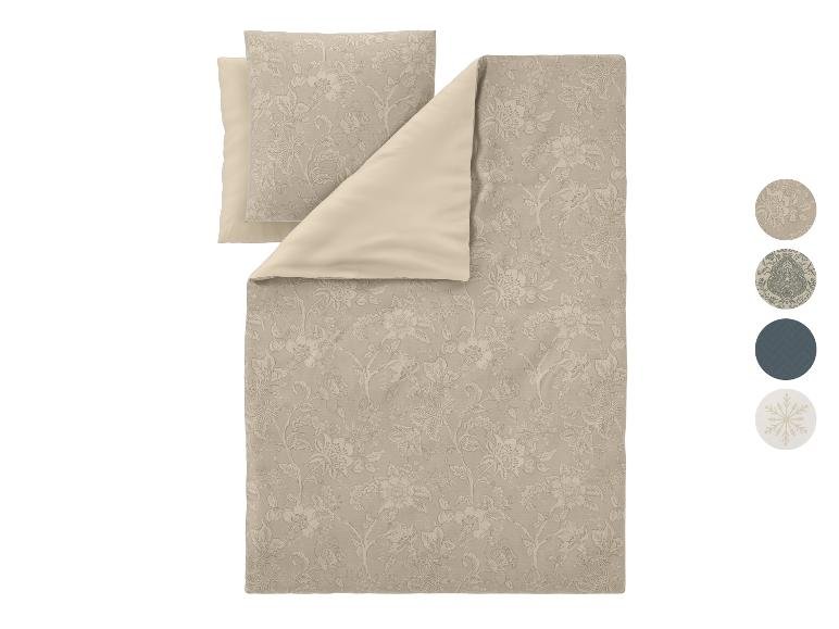 Parure de lit double face en satin, 260 x 240 cm