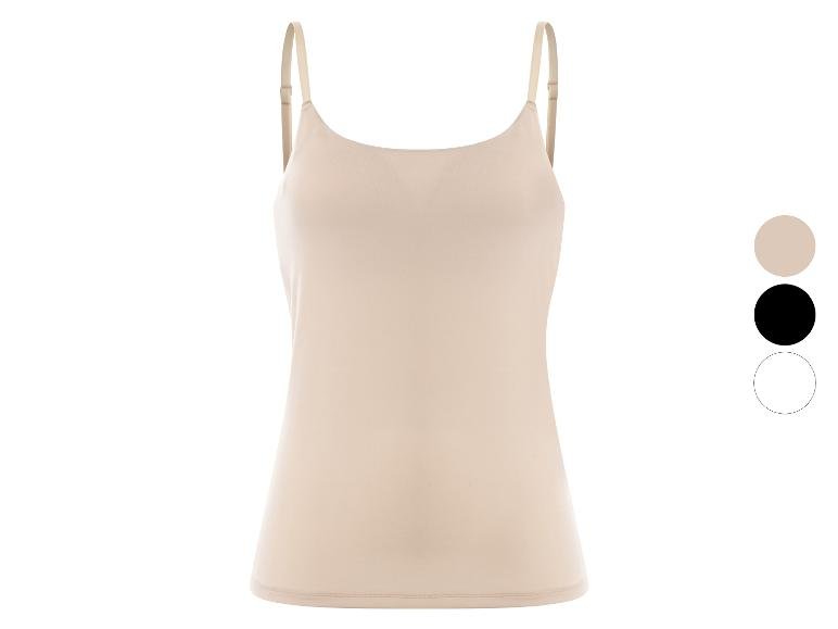 Débardeur à bretelles fines avec soutien-gorge intégré femme