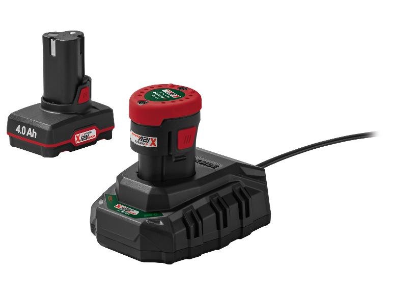 2 batteries + Chargeur, 2 et 4 Ah, 12 V