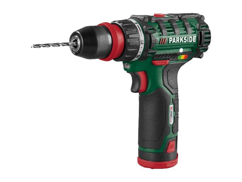 Set perceuse-visseuse sans fil et 75 accessoires + 2 batteries + chargeur, 12 V