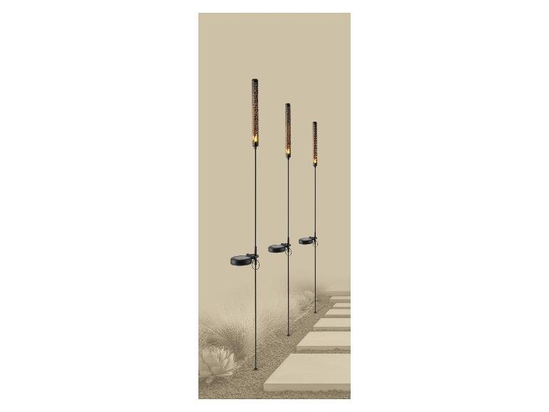 Lot de 3 lampes solaires LED