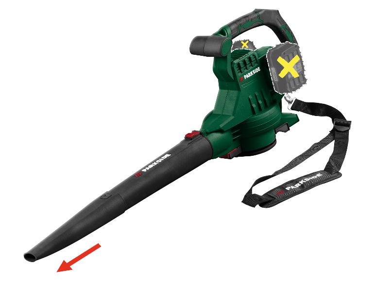 Aspirateur souffleur/broyeur électrique sans fil, 320 km/h, 40 V