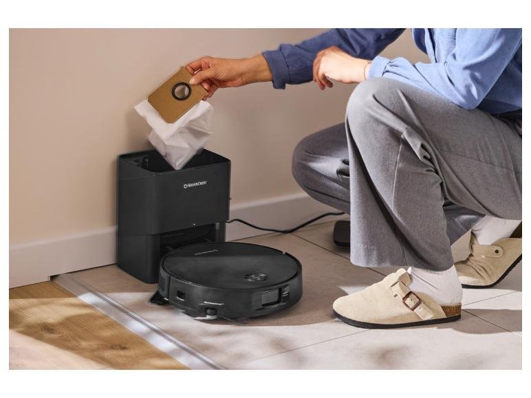 Aspirateur robot 2 en 1 avec station de vidage