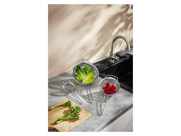 Set de 3 passoires en acier inoxydable