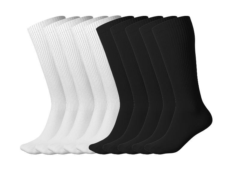 Lot de 10 paires de chaussettes de tennis unisexe
