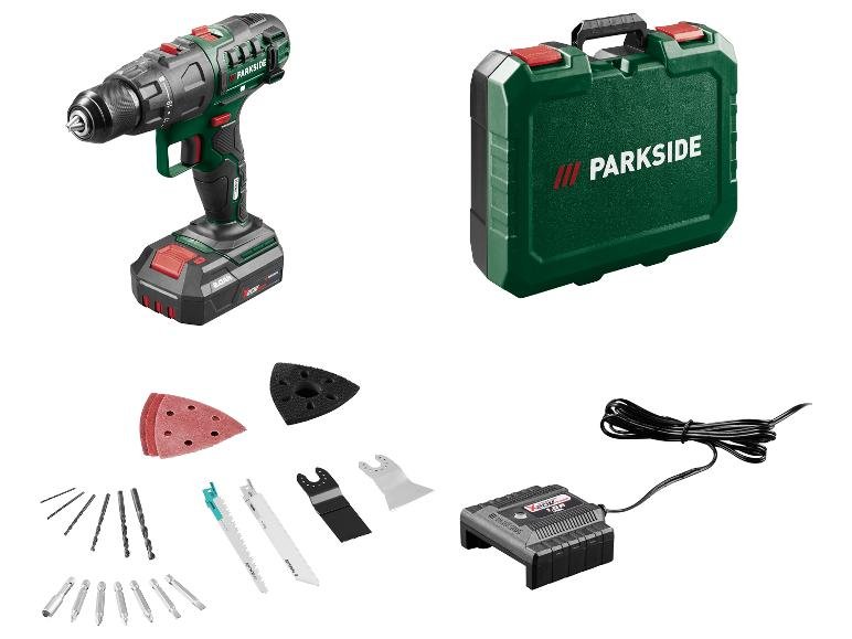 Outil multifonction sans fil 20V PKGA 20-Li D2 avec batterie et chargeur