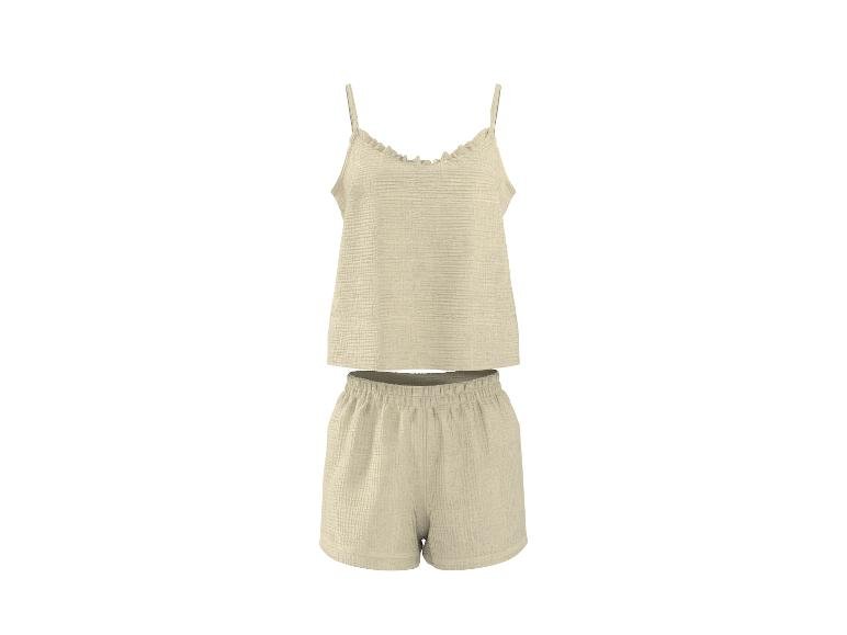 Pyjashort en mousseline pour femme
