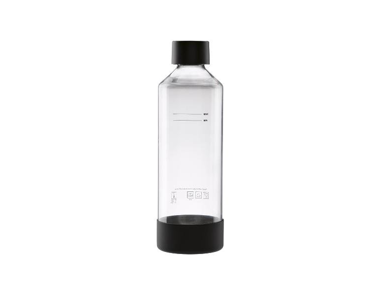 Lot de 2 bouteilles pour gazéificateur d’eau, 1 L