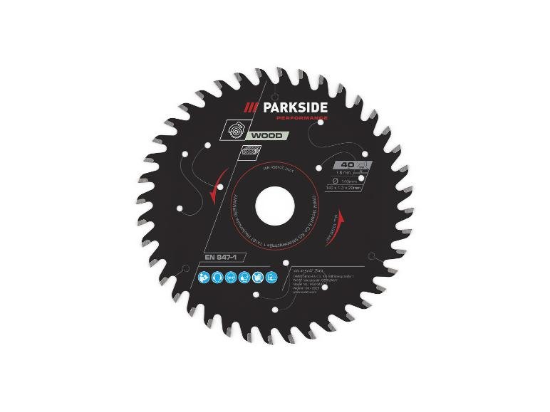 Lame de scie, 140 mm, 20 dents, 40 dents, 44 dents