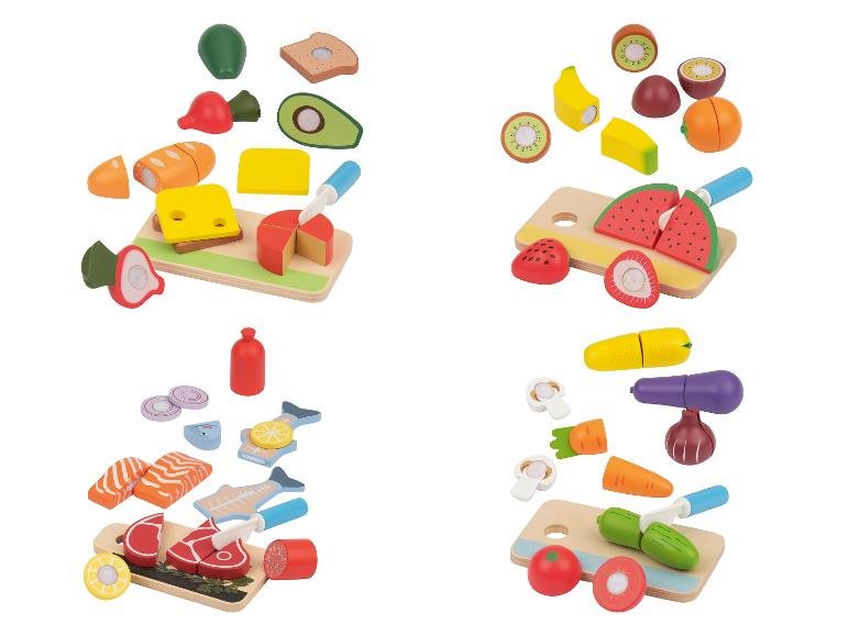 Set d'aliments en bois