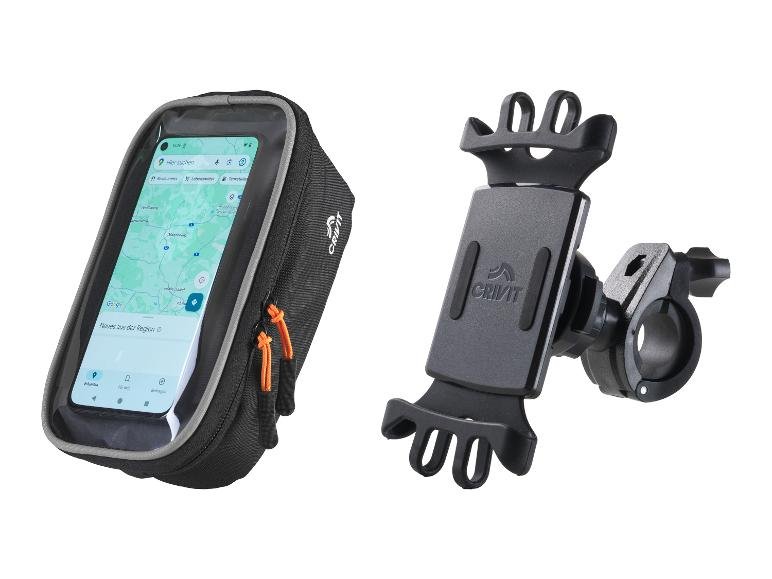 Sacoche de téléphone pour vélo avec support ou support de téléphone universel pour moto