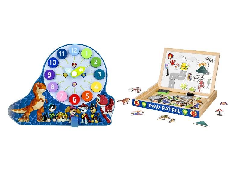 Horloge puzzle ou Tableau magnétique/tableau noir Pat' Patrouille
