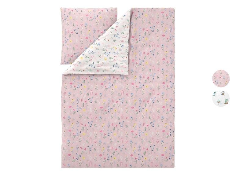 Parure de lit en satin microfibre double face enfant, 140 x 200 cm
