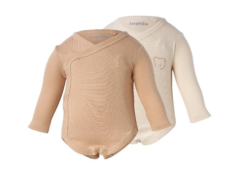 Lot de 2 body croisé bébé