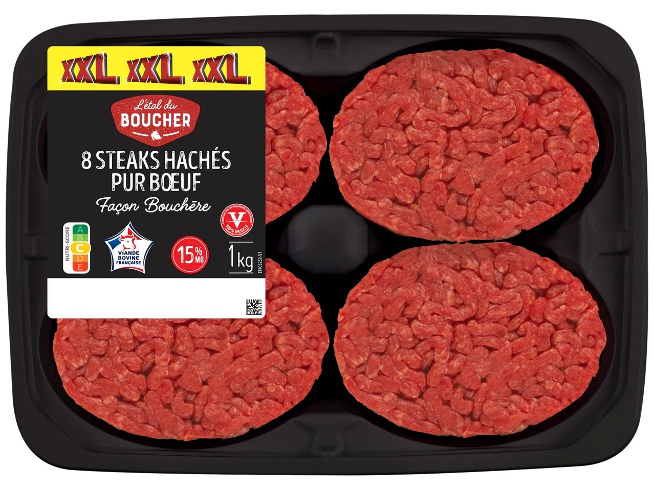 8 steaks hachés façon bouchère