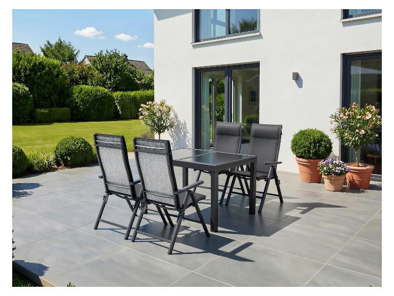 Lot de 2 fauteuils en aluminium Houston