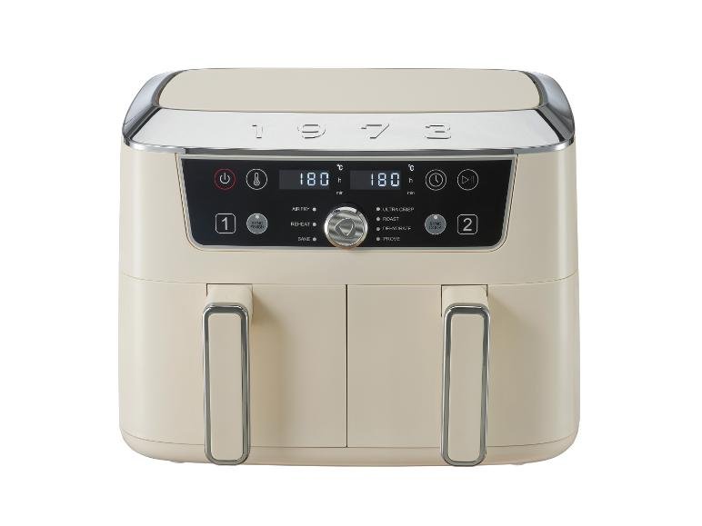 Friteuse à air chaud double zone Retro 1973, 8,7 L