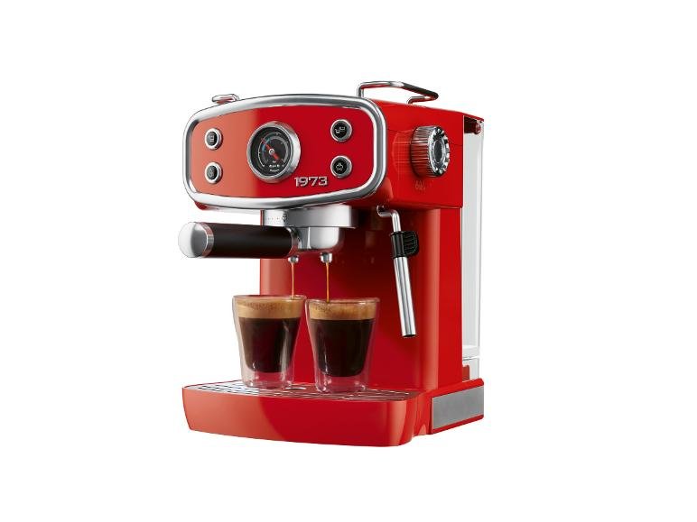 Machine à expresso Retro 1973, rouge