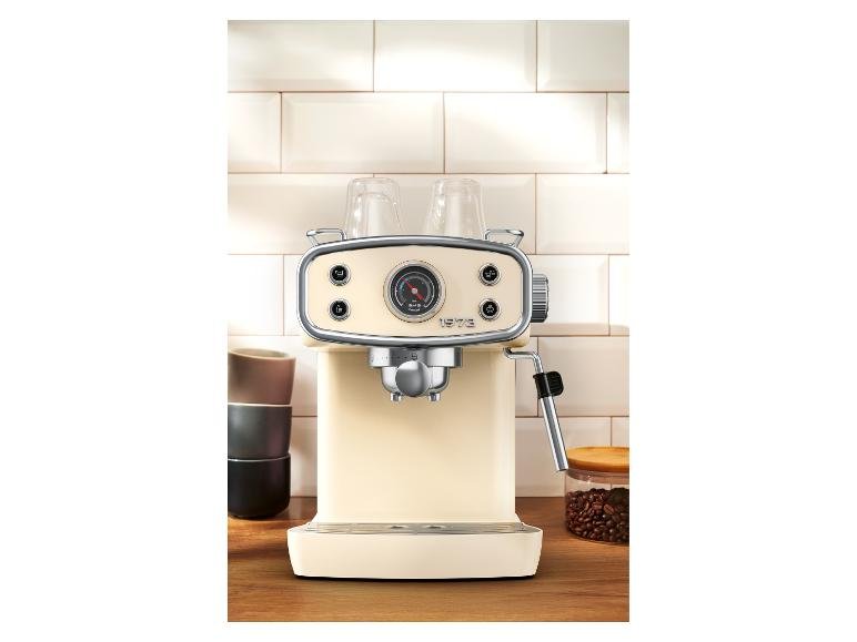 Machine à expresso Retro 1973, crème