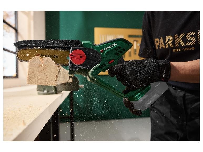 Mini-tronçonneuse à bois sans fil Édition 30 ans, 20 V
