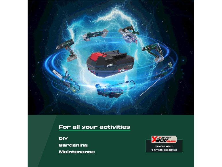 Batterie PAP 202 A1, 2 Ah, 20 V