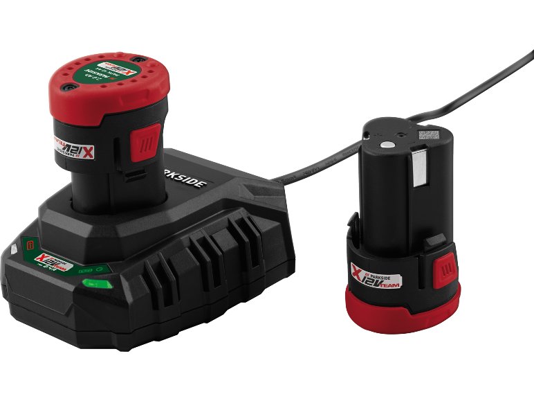 2 batteries 12V / 2Ah, PAPK 12 A4 et 1 chargeur 2,4A, PLGK 12 A3