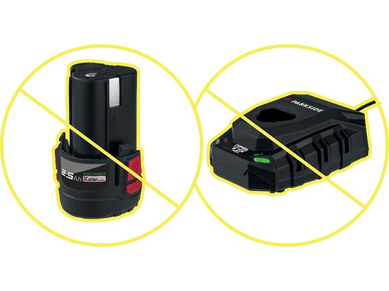 Ponceuse excentrique sans fil 12 V ou ponceuse vibrante sans fil - sans batterie – sans chargeur