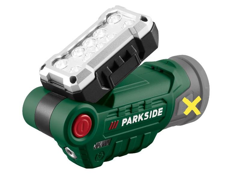 Lampe de travail LED sans fil 12 V « PLLA 12 D3 », sans batterie ni chargeur.
