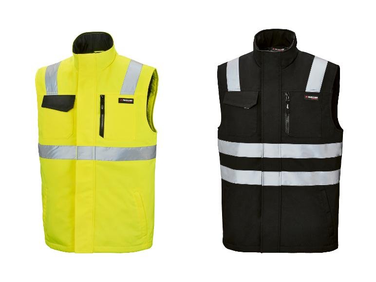 Gilet softshell réfléchissant homme