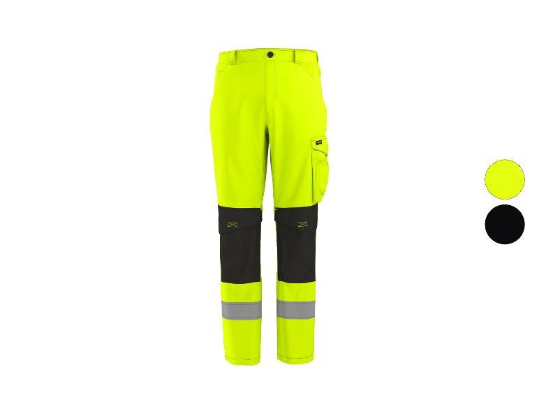 Pantalon de travail en softshell réfléchissant homme