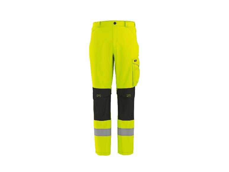 Pantalon de travail en softshell réfléchissant homme