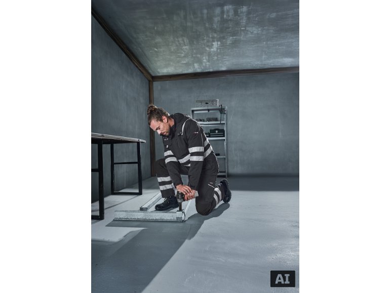 Pantalon de travail en softshell réfléchissant homme