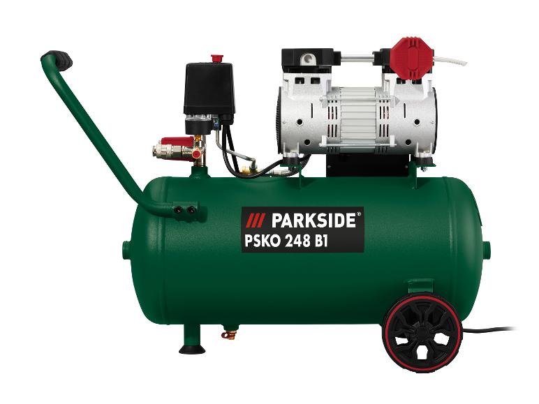 Compresseur silencieux PSKO 248 B1, 8 bar, 24 L, 1100 W