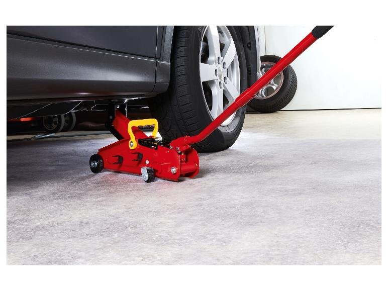 Cric hydraulique rouleur