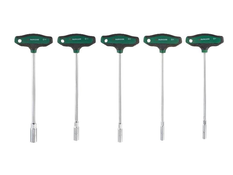 Set de 5 clés à douille avec poignée en T ou set de 9 tournevis longs