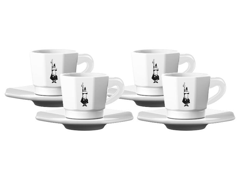 Lot de 4 tasses à expresso en porcelaine