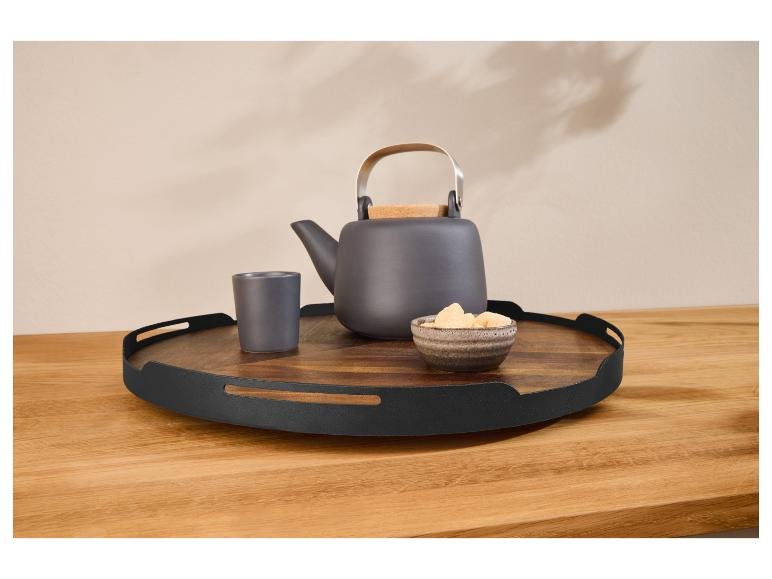 Plateau tournant en bois, Ø 42 cm